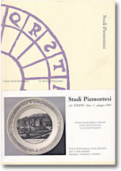 Studi Piemontesi Studi Piemontesi