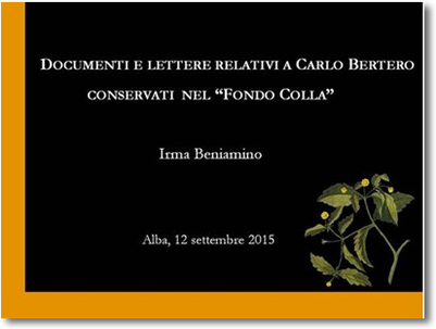 Conferenza Alba Bertero
