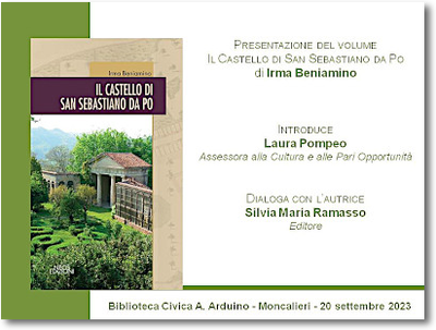 Presentazione Castello di San Sebastiano da Po Presentazione libro Il Castello di San Sebastiano da Po