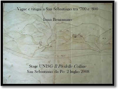 Vigne e vitigni a San Sebastiano tra '700 e '800